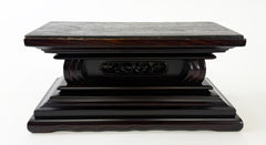 Vintage Dark Cherry Offering Wooden Base