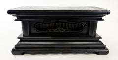 Vintage Ebony Offering Wooden Base