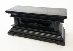 Vintage Ebony Offering Wooden Base
