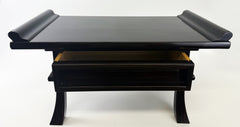 Used #20 Ebony Kyo Table with Pull-out Drawer