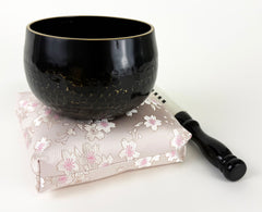 No. 5 Bell (6.75" Diameter) with Pink Sakura Cushion Set