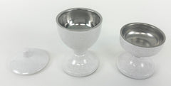 White Plastic Water & Rice Cup Set