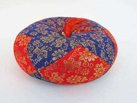 Purple & Red Round Bell Cushion for No. 9 (10.5" Diameter) Bell