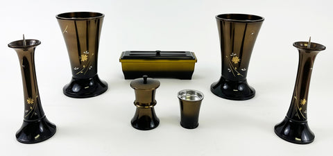 7 Piece Premium Bokashi (Metal) Butsugu Set