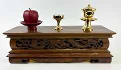 Vintage Teak Offering Wood Base #2