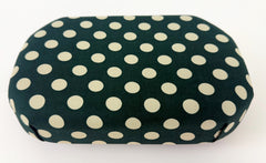 Petite/Asian-size Folding Bench (Green with Polka Dot Print)