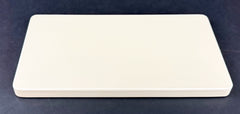 8" L Large Glossy White Flat Water Cup Table