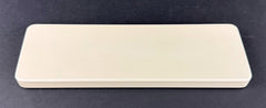 8" L Small Glossy White Flat Water Cup Table