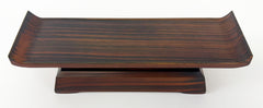 Used 7.5" L Deluxe Brown / Ebony Water Cup Table