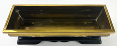 Vintage 9.5" Long Bokashi (Two-Tone) Incense Burner with Crane Logo