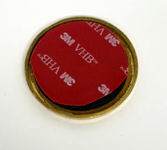 Vintage Large Metal Crane Logo (1.75" D)