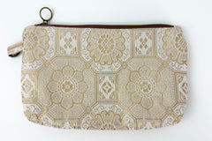 Gold Threaded Kimono Fabric Beads Case (Extra Large) #2