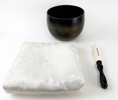 Vintage No. 8 Bell (9.5" Diameter) with White Cushion Set
