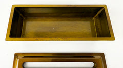 *Irregular 7.4" Long Two-Tone (Bokashi) Incense Burner with Cover