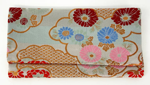 Premium Silk Kimono Fabric Beads Case (Large) #14