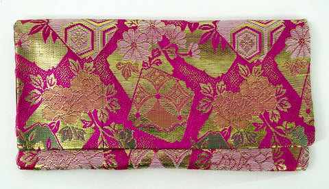 Premium Silk Kimono Fabric Beads Case (Large) #18