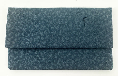 Cool Blue Kimono Fabric Beads Case (Medium)