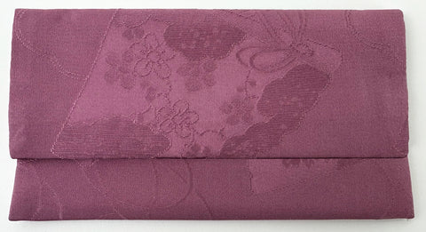 Purple Kimono Fabric Beads Case (Large)