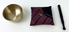 Premium Kimono Fabric Bell Cushion Set - No. 2.8 (3.5" Diameter) #5