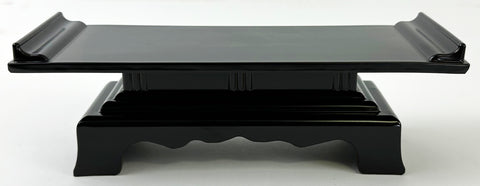7.6" L Ebony Water Cup Table