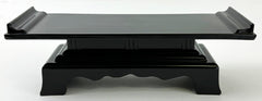 7.6" L Ebony Water Cup Table