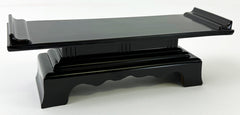 7.6" L Ebony Water Cup Table