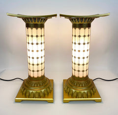 Extra Large Golden Standing Lanterns