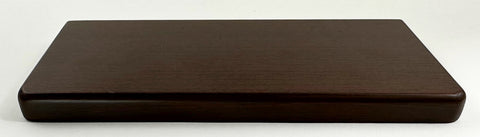 7" L Small Brown Flat Water Cup Table