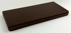 7" L Small Brown Flat Water Cup Table