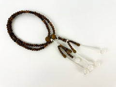Premium Sandalwood Beads with Knitted Tassels
