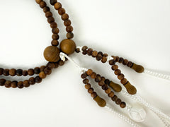 Premium Sandalwood Beads with Knitted Tassels