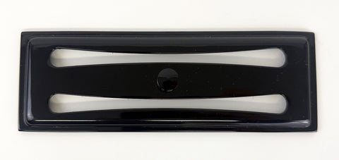 7.75" Long Black Metal Incense Burner Lid Only