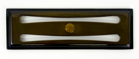 7.75" Long Bokashi (Two-Tone) Metal Incense Burner Lid Only