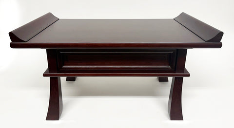 #20 Burgundy Kyo Table Style with Drawer