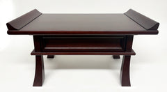 #20 Burgundy Kyo Table Style with Drawer