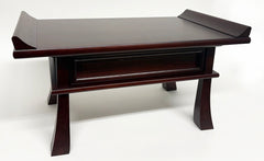 #20 Burgundy Kyo Table Style with Drawer