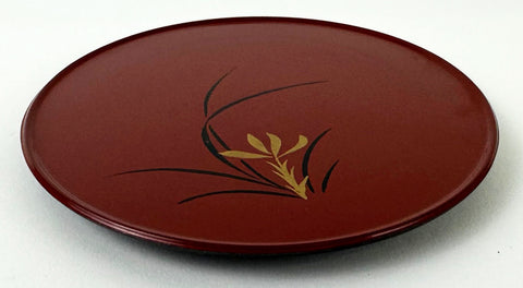 5.25" Diameter Red Round Fruit Dish