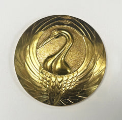 Large Metal Crane Logo (2.25" D)