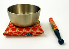 Premium Kimono Fabric Bell Cushion Set - No. 2.8 (3.5" Diameter) #3