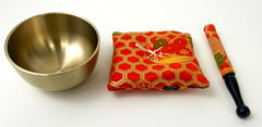 Premium Kimono Fabric Bell Cushion Set - No. 2.8 (3.5" Diameter) #3