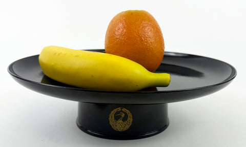 Used Extra Large Round Cherry Fruit Dish with Crane Logo