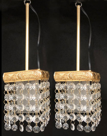Medium Crystal Hanging Lanterns (Display Model) #3