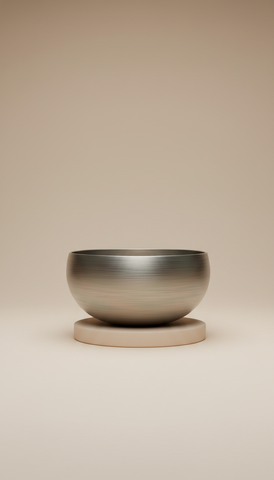 Brushed Metal Singing Bowl
