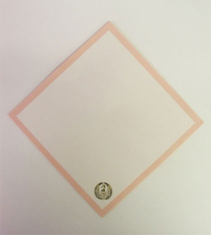 Small Fruit Offering Paper with Crane Logo (5 Sheets)