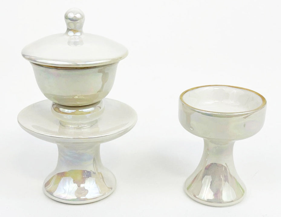 Mother of Pearl Water & Rice Cup Set