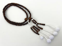 New Sandalwood Beads with Cotton Tassels