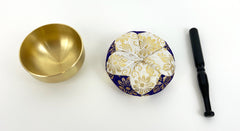 No. 2.3 (2.7" Diameter) Purple & White Cushion Bell Set