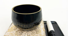 No. 3 (3.6" Diameter) Bell with Black Tray and Gold Cushion Set