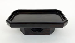 Used Large Ebony Wood Fruit Dish