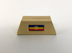 S.G.I. Flag Brass Card Stand #1